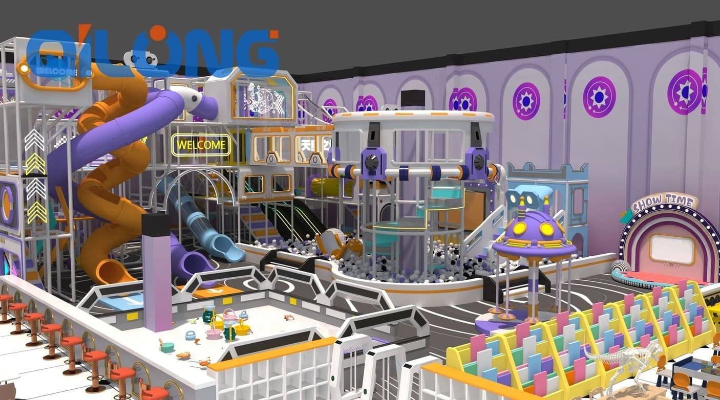 Kids indoor playground equipment manufacturer