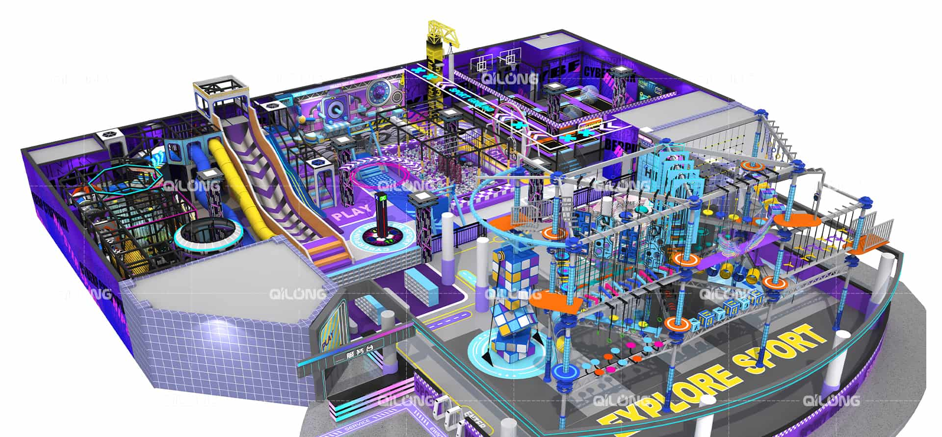 Custom China Funland Indoor Playground