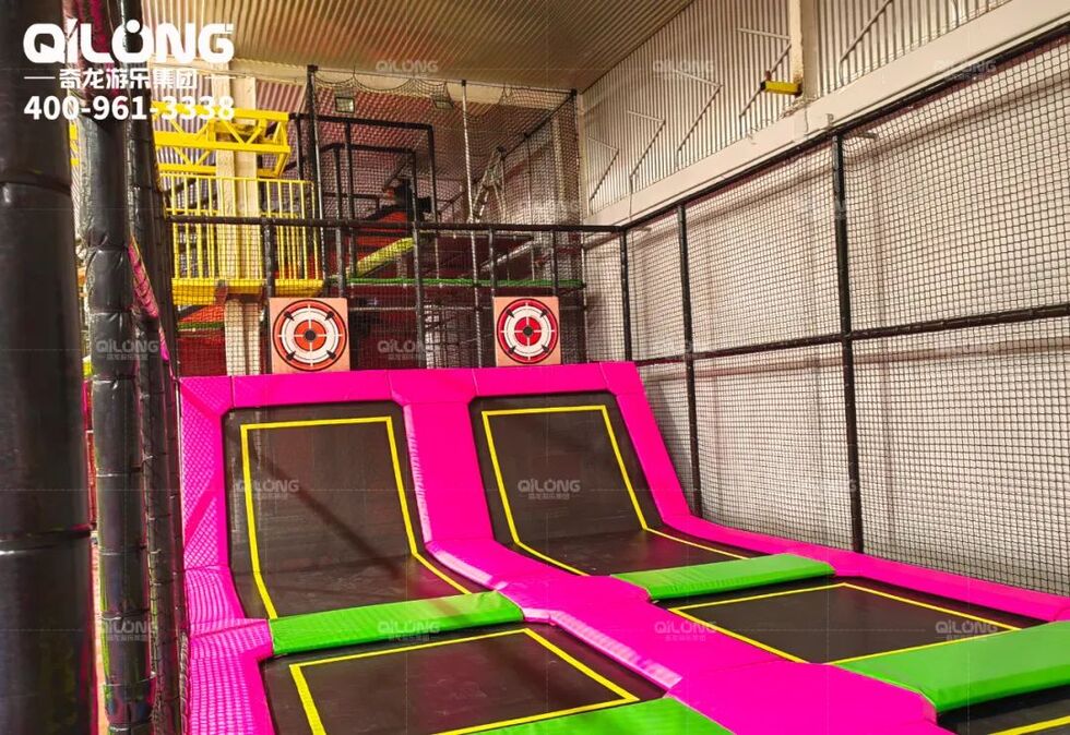 Custom customized indoor trampoline park equipment