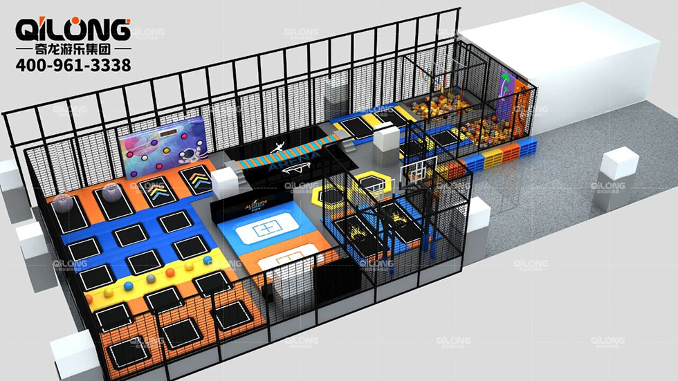 China Factory of Trampoline Park Equipment