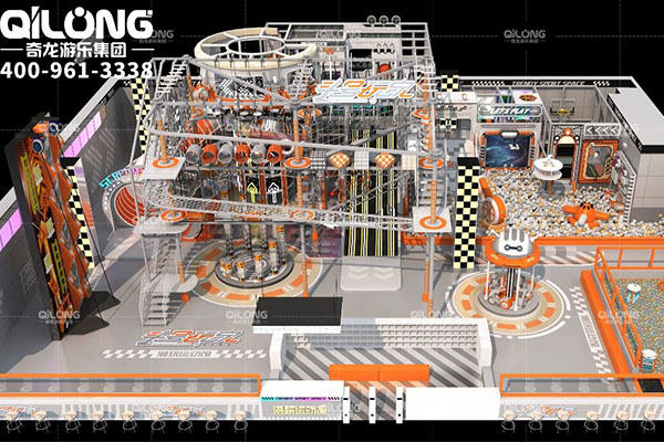 Развлекательный комплекс «Цилун»** 600 м² Спортивный парк в индустриальном стиле в Сямыне
